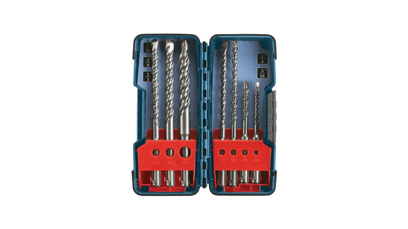 ROTARY HAMMER DRILL BIT SET BOSCH 7 PIECE SDS