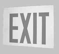 FIXTURE EXIT ENCORE 2 FACE