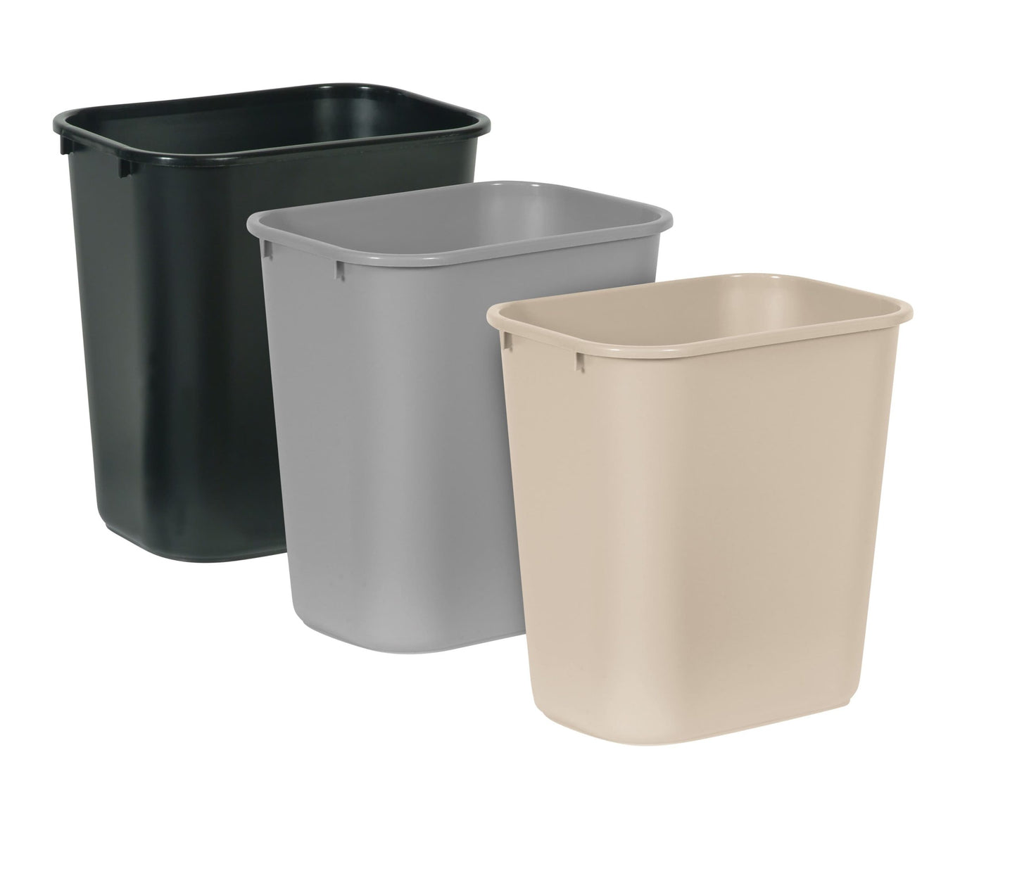 WASTEBASKET 28-1/2/QT BEIGH