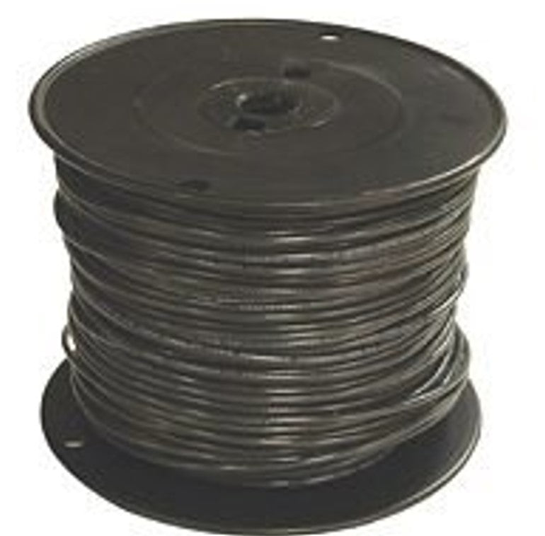 WIRE 12G. BRAIDED BLACK 500FT.