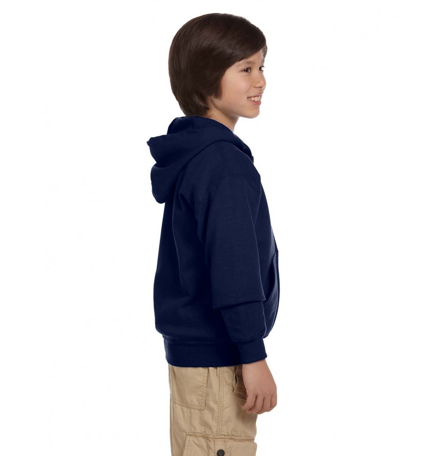 Gildan G186B Youth Heavy Blend 8 oz., 50-50 Full-Zip Hood