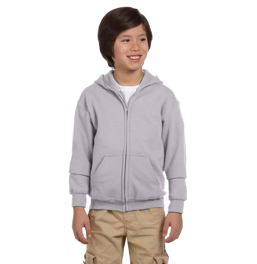 Gildan G186B Youth Heavy Blend 8 oz., 50-50 Full-Zip Hood
