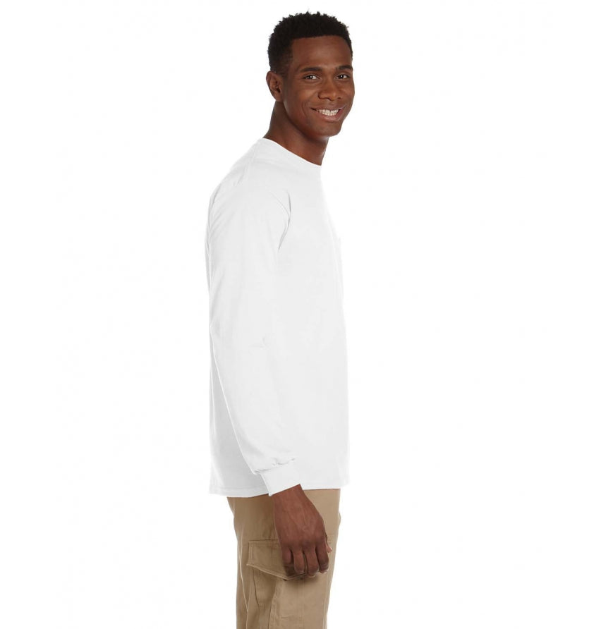 Gildan G241 Adult Ultra Cotton® 6 oz. Long-Sleeve Pocket T-Shirt