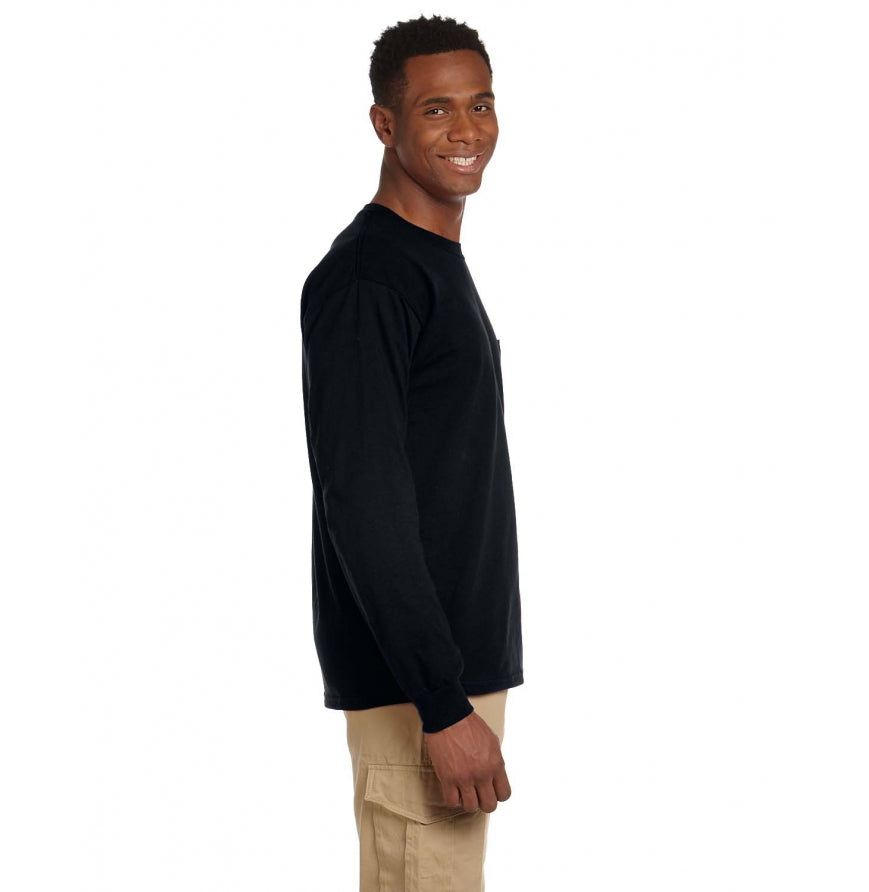 Gildan G241 Adult Ultra Cotton® 6 oz. Long-Sleeve Pocket T-Shirt