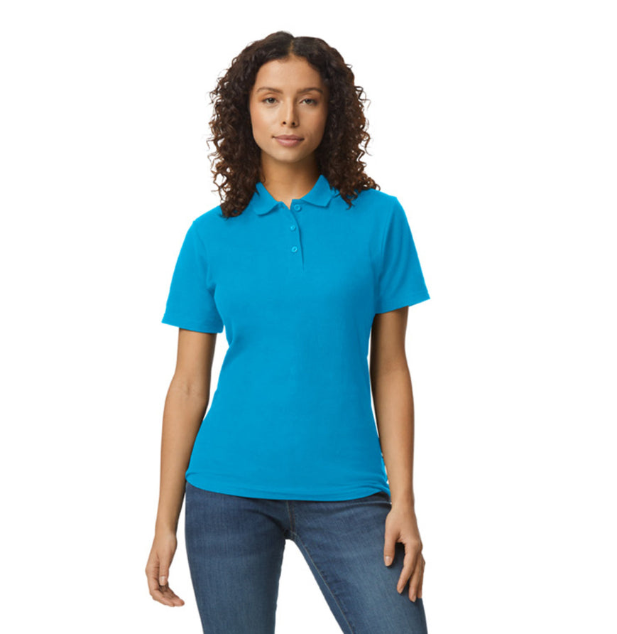 Ladies' Softstyle Double Pique Polo