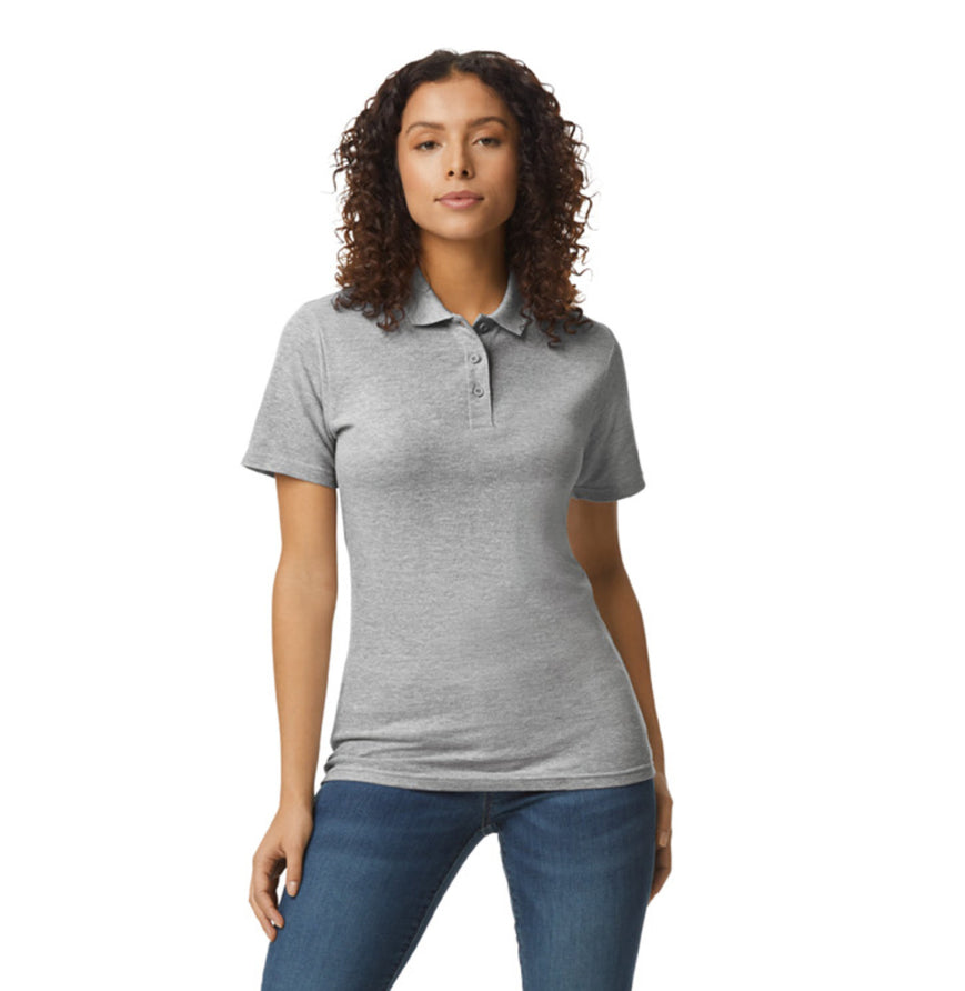 Ladies' Softstyle Double Pique Polo