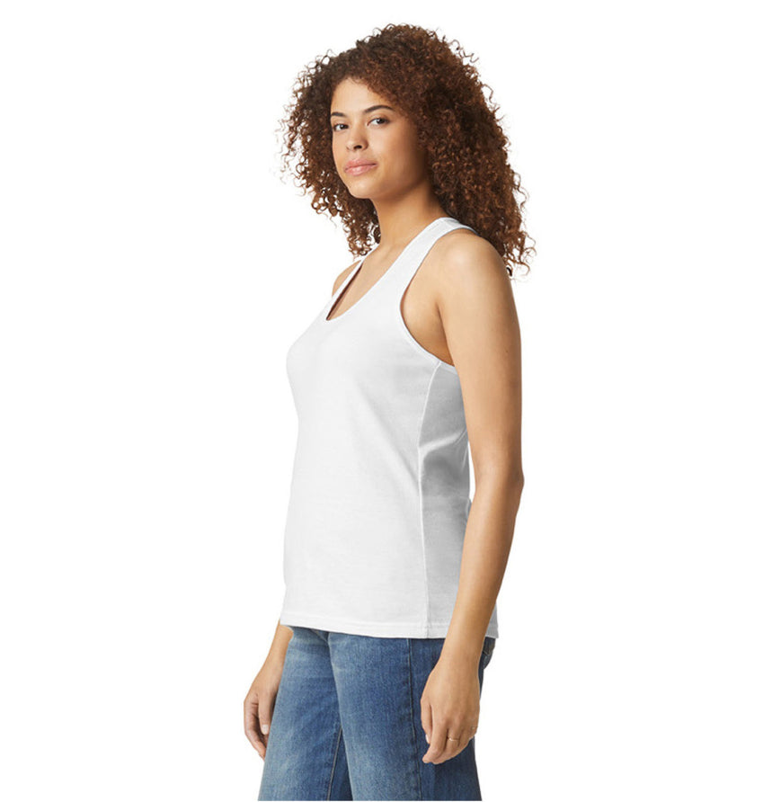 Gildan G642LCVC Ladies' Softstyle CVC Racerback Tank
