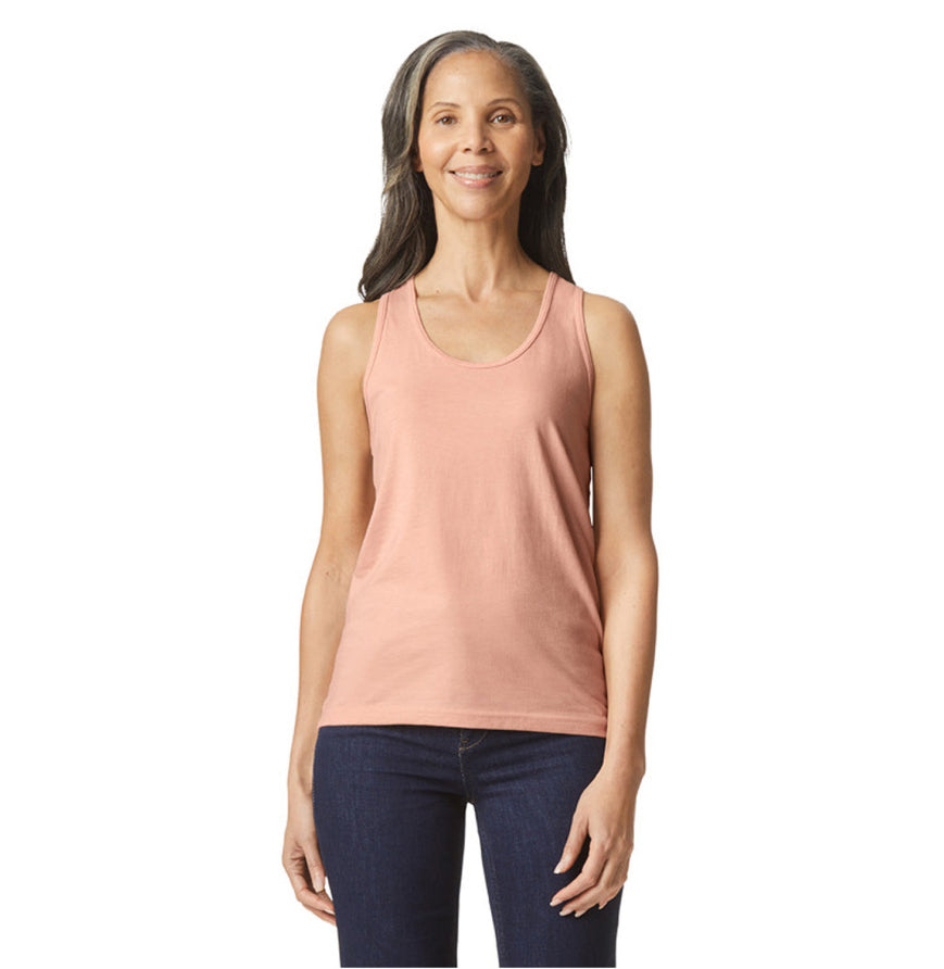 Gildan G642LCVC Ladies' Softstyle CVC Racerback Tank