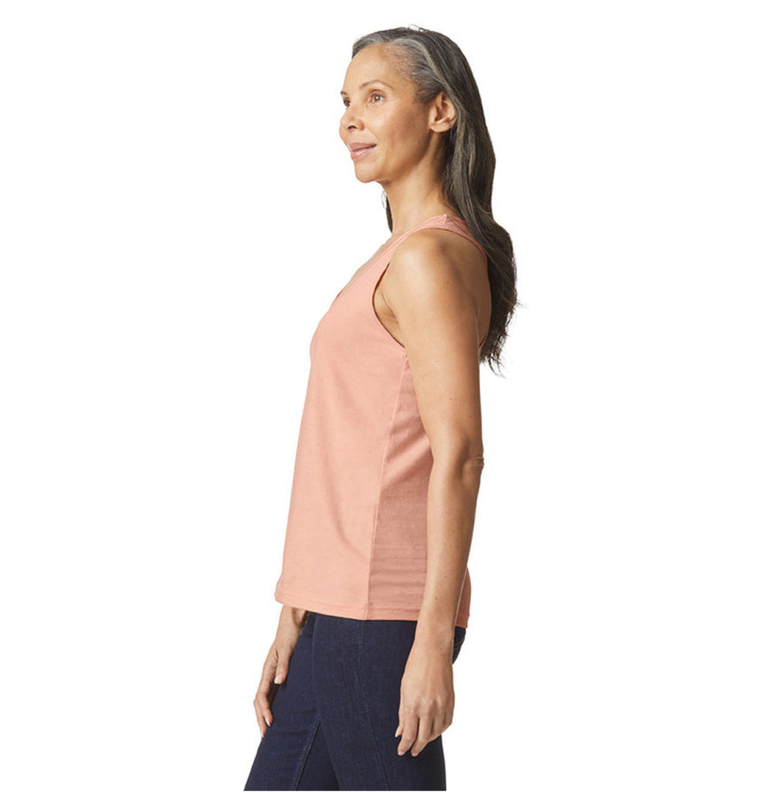 Gildan G642LCVC Ladies' Softstyle CVC Racerback Tank
