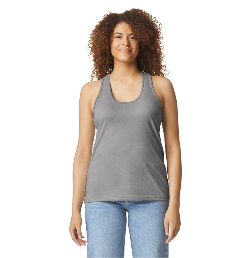 Gildan G642LCVC Ladies' Softstyle CVC Racerback Tank