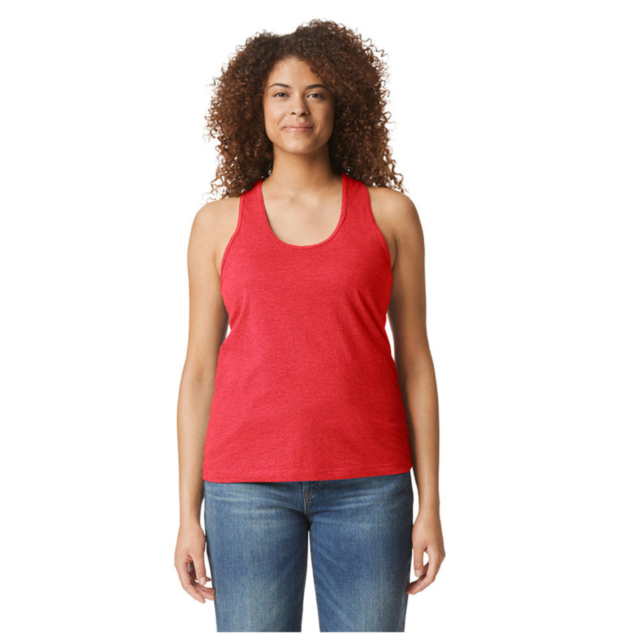 Gildan G642LCVC Ladies' Softstyle CVC Racerback Tank