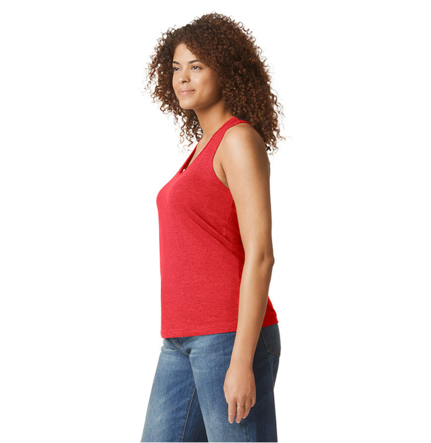 Gildan G642LCVC Ladies' Softstyle CVC Racerback Tank