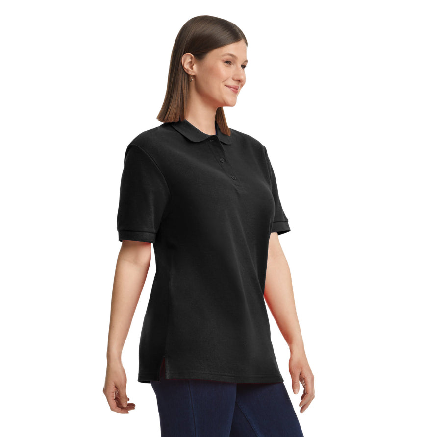 Unisex Midweight Double Pique Polo