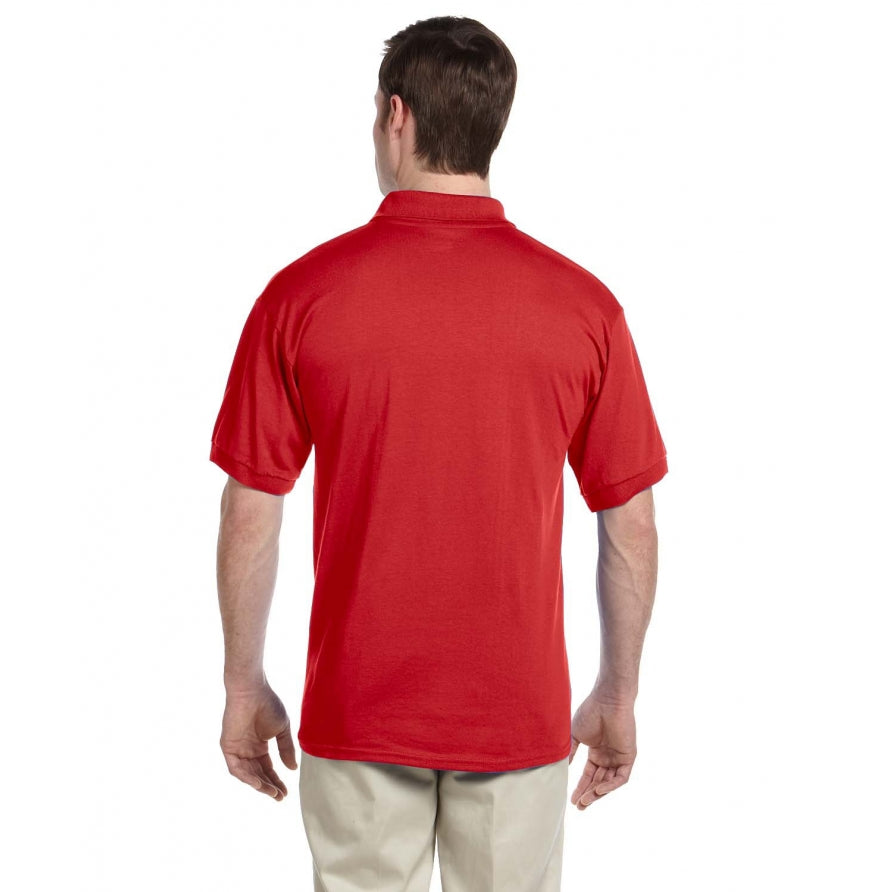 Adult 6 oz., 50-50 Jersey Polo with Pocket