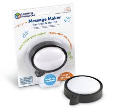 Learning Resources Message Maker Recordable Speech Bubble