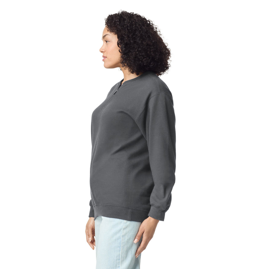 Gildan SF008 Unisex Softstyle Midweight Fleece Quarter-Zip Sweatshirt