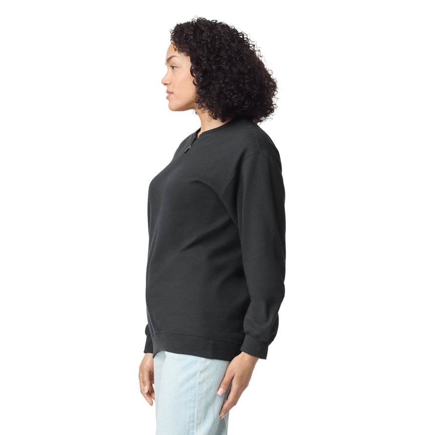 Gildan SF008 Unisex Softstyle Midweight Fleece Quarter-Zip Sweatshirt