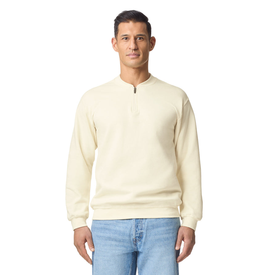 Gildan SF008 Unisex Softstyle Midweight Fleece Quarter-Zip Sweatshirt