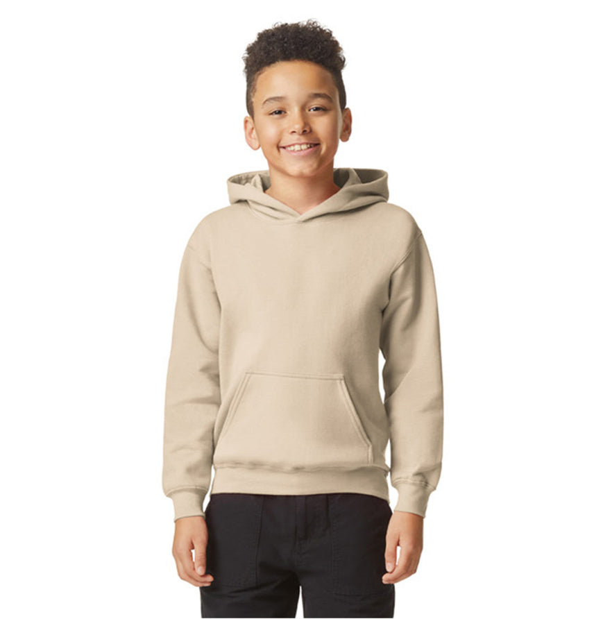 Gildan SF500B Youth Softstyle Midweight Fleece Hooded Sweatshirt