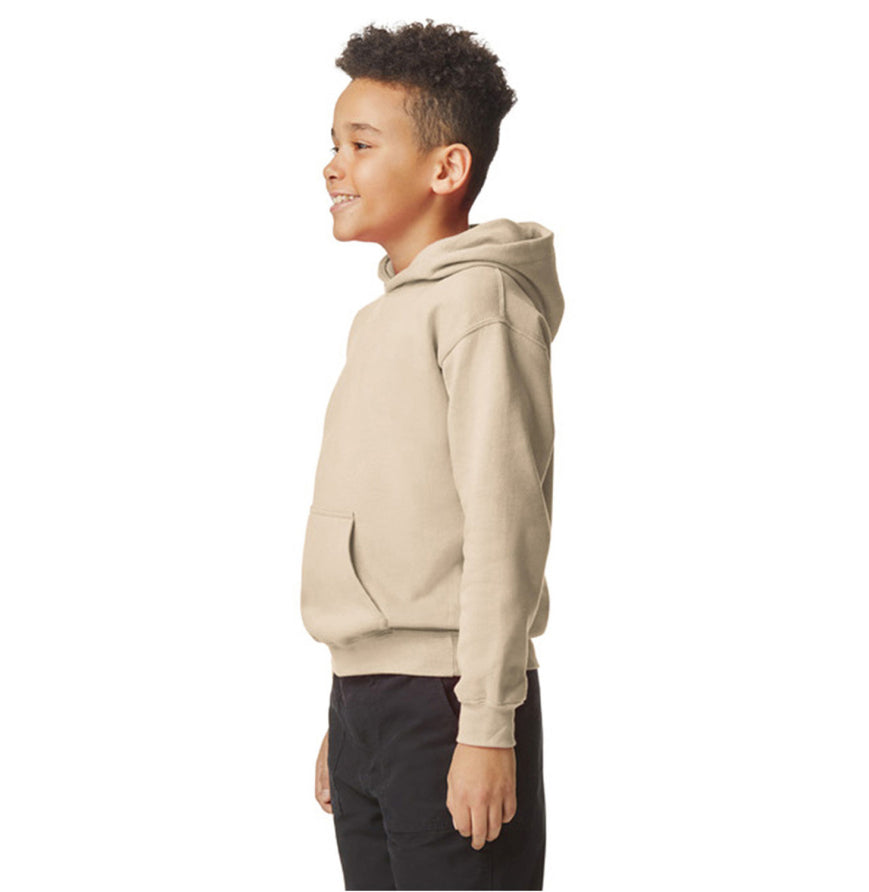Gildan SF500B Youth Softstyle Midweight Fleece Hooded Sweatshirt