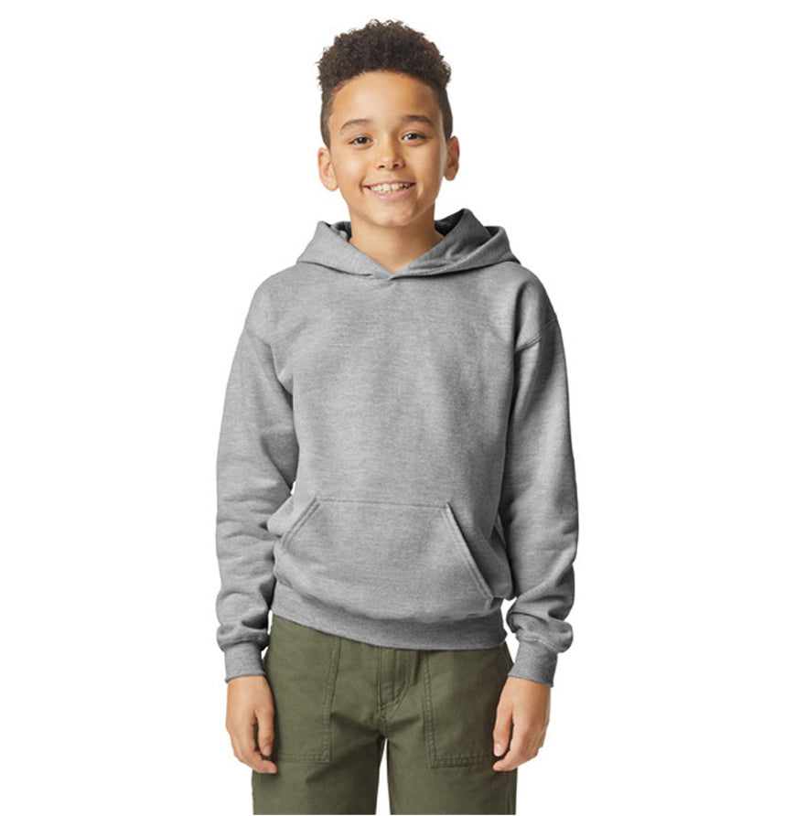 Gildan SF500B Youth Softstyle Midweight Fleece Hooded Sweatshirt