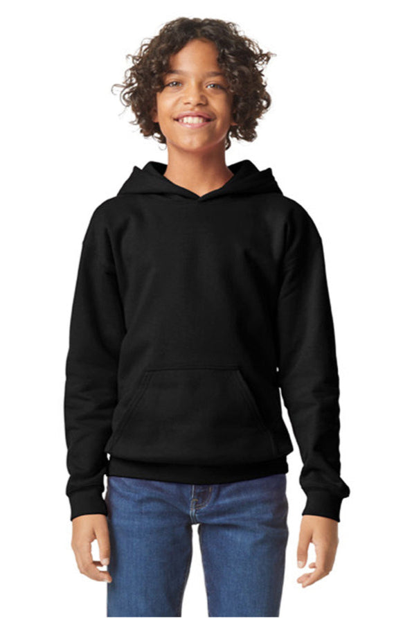 Gildan SF500B Youth Softstyle Midweight Fleece Hooded Sweatshirt