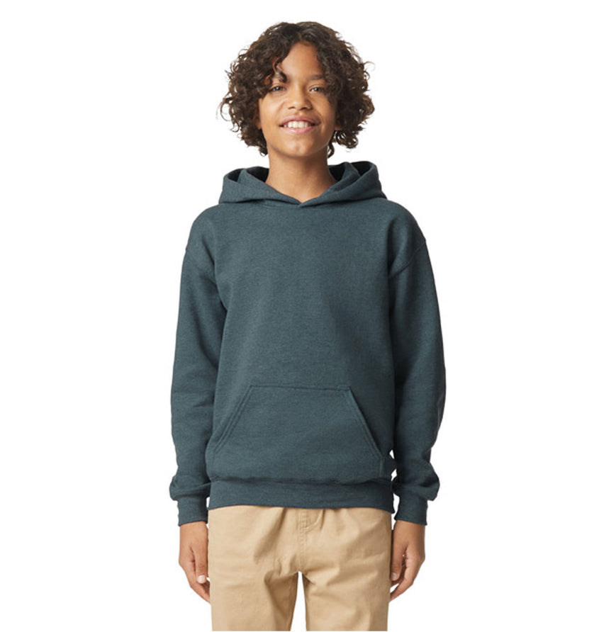Gildan SF500B Youth Softstyle Midweight Fleece Hooded Sweatshirt