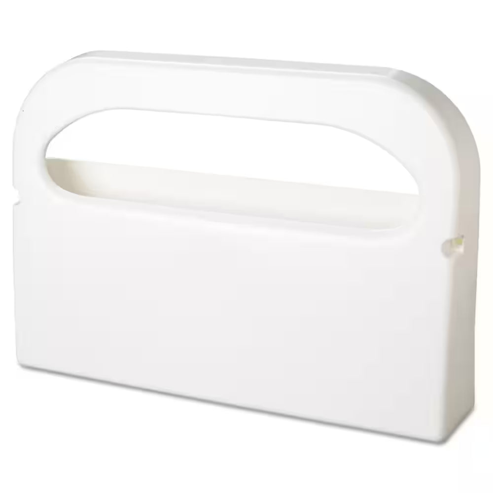 White plastic component on a white background