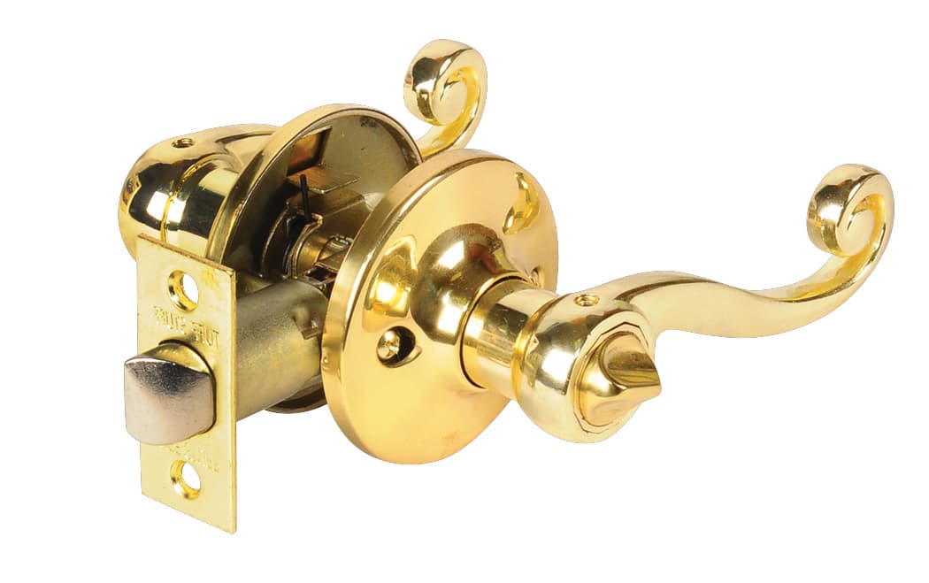 LOCKSET LEVER PRIVACY US-3 W/ADJ.LATCH L6701V MINTCRAFT