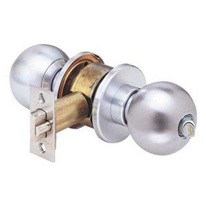 ARROW BATH LOCKSET US3 X US26D 2-3/8″ BACKSET BALL KNOB