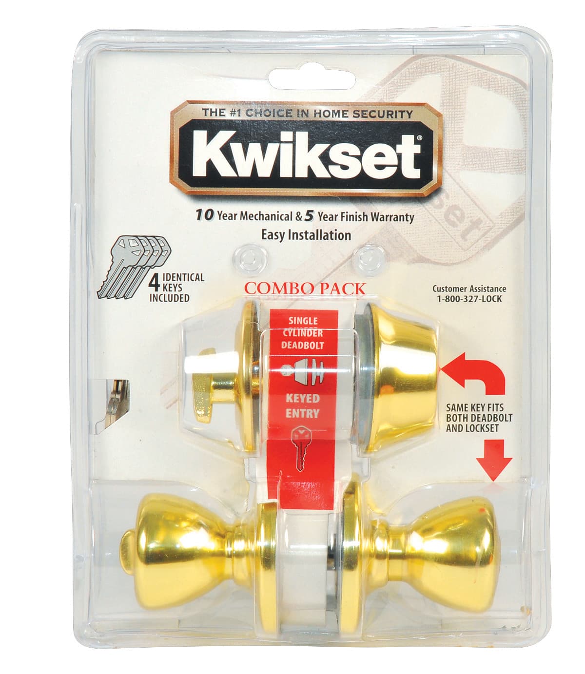 LOCKSET KWIKSET DEADBOLT/ENTRY