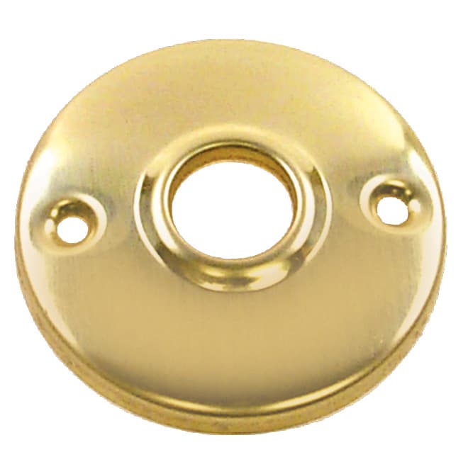 DOOR KNOB ROSSETTE BRASS 2-1/4
