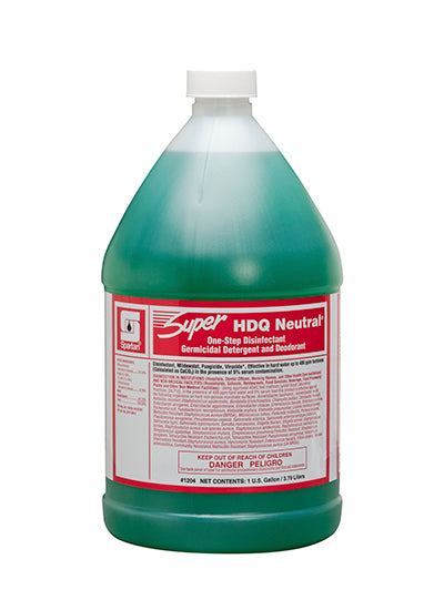 SPARTAN SUPER HDQ NEUTRAL 1GL DISINFECTANT 120404 4/CTN
