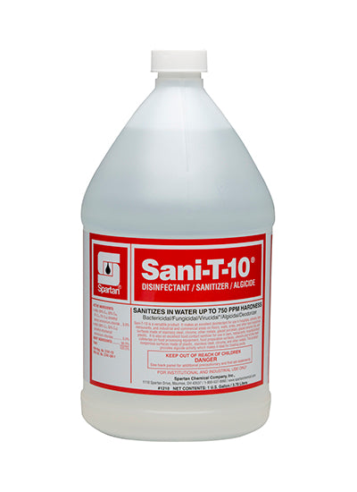 SPARTAN SANI-T-10 1GL DISINFECTANT 121004 4/CTN