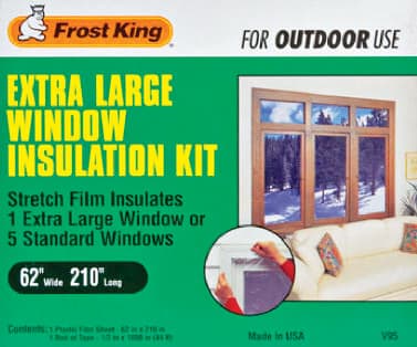 WINDOW INSUL. KIT 3FT X 6FT 4PK.