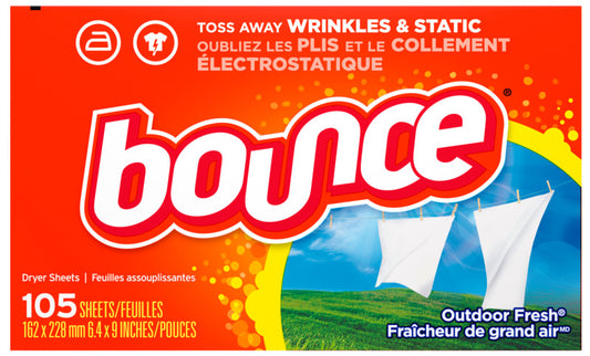 BOUNCE DRYER SHEETS FRESH LINEN HE 80 SHEET 82355
