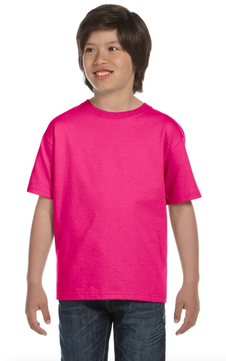 Gildan G800B Youth 5.5 oz., 50-50 T-Shirt