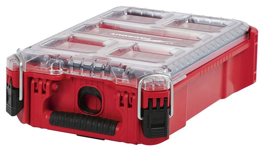 MILWAUKEE COMPACT ORGANIZER 5-COMPARTMENT, PLASTIC, RED 48-22-8435