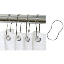 SHOWER CURTAIN WIRE HOOK 12PK