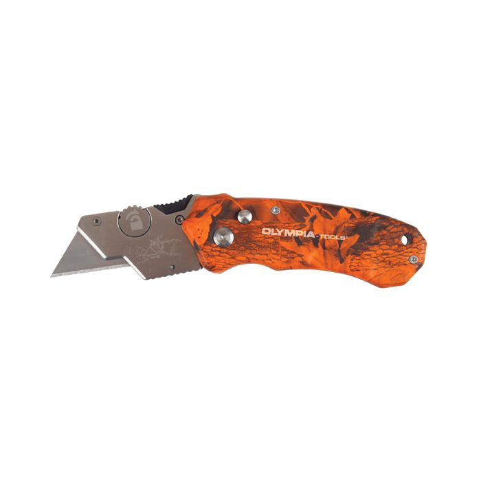 UTILITY FOLDING KNIFE ORANGE 33-207