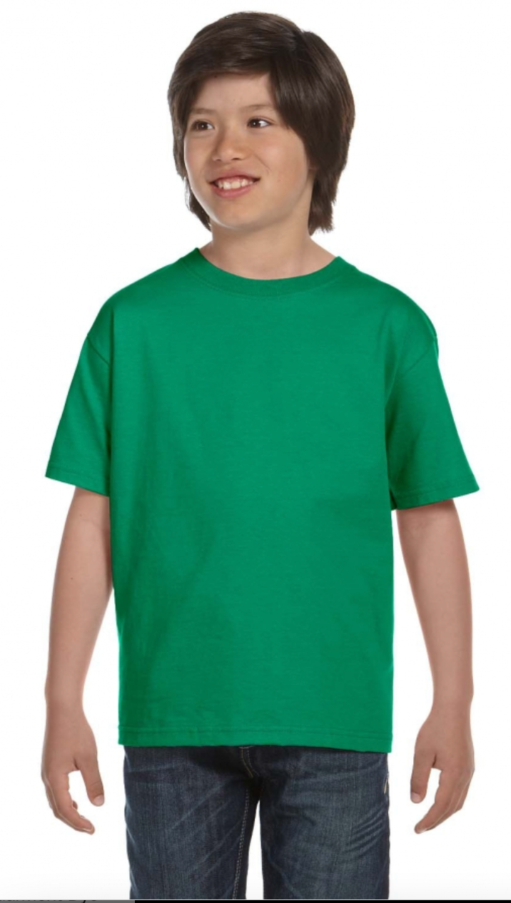 Gildan G800B Youth 5.5 oz., 50-50 T-Shirt