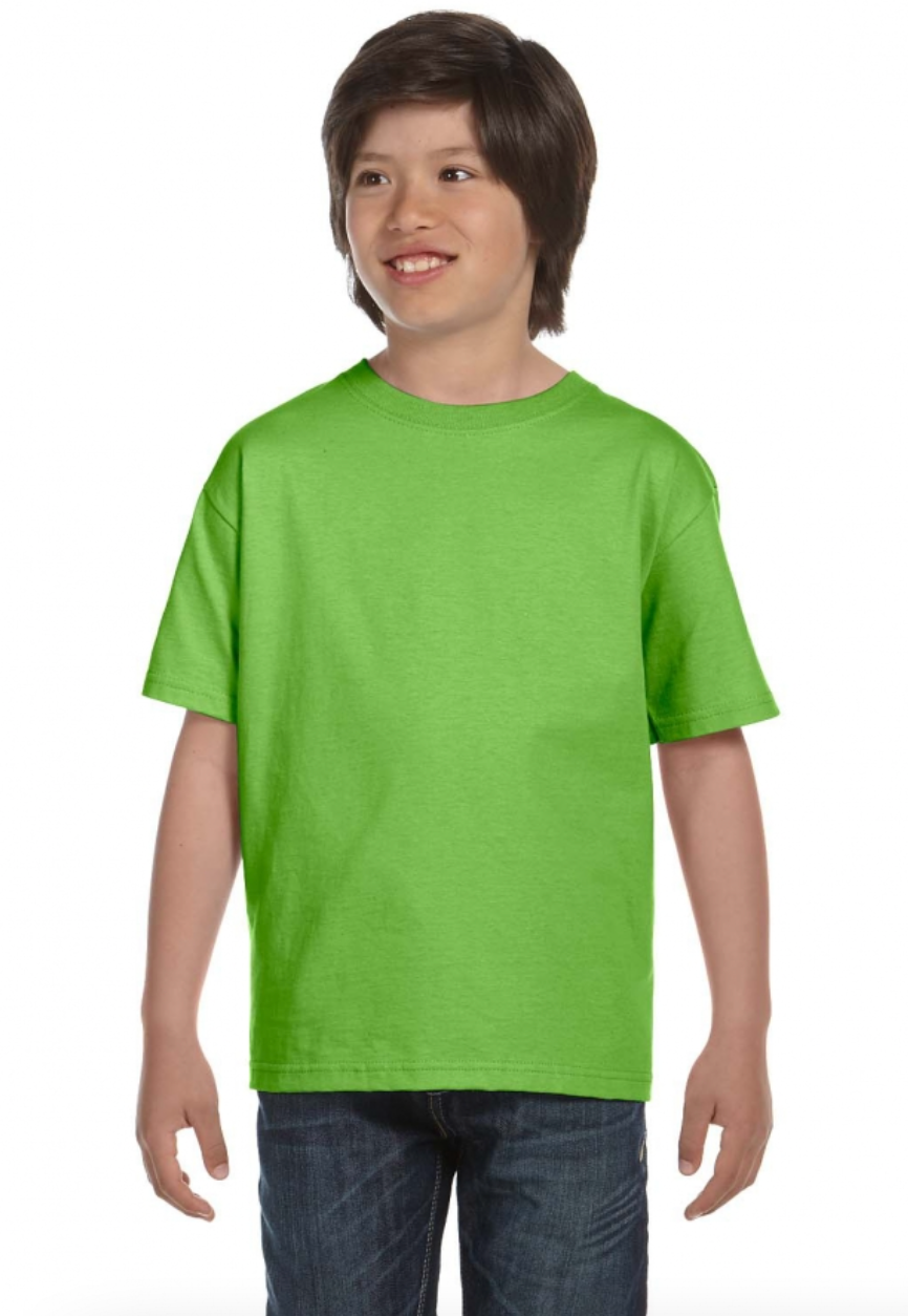 Gildan G800B Youth 5.5 oz., 50-50 T-Shirt