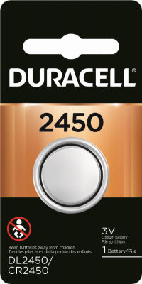BATTERY 3V 2450 LITHIUM DURACELL 00222