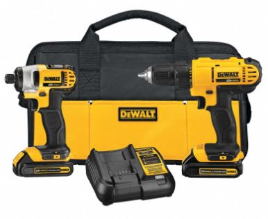 DEWALT COMBO KIT 2 TOOL KIT 20VOLT DCK240C2