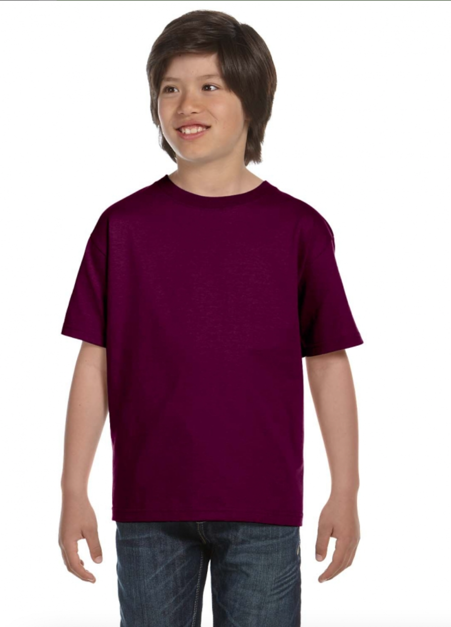 Gildan G800B Youth 5.5 oz., 50-50 T-Shirt