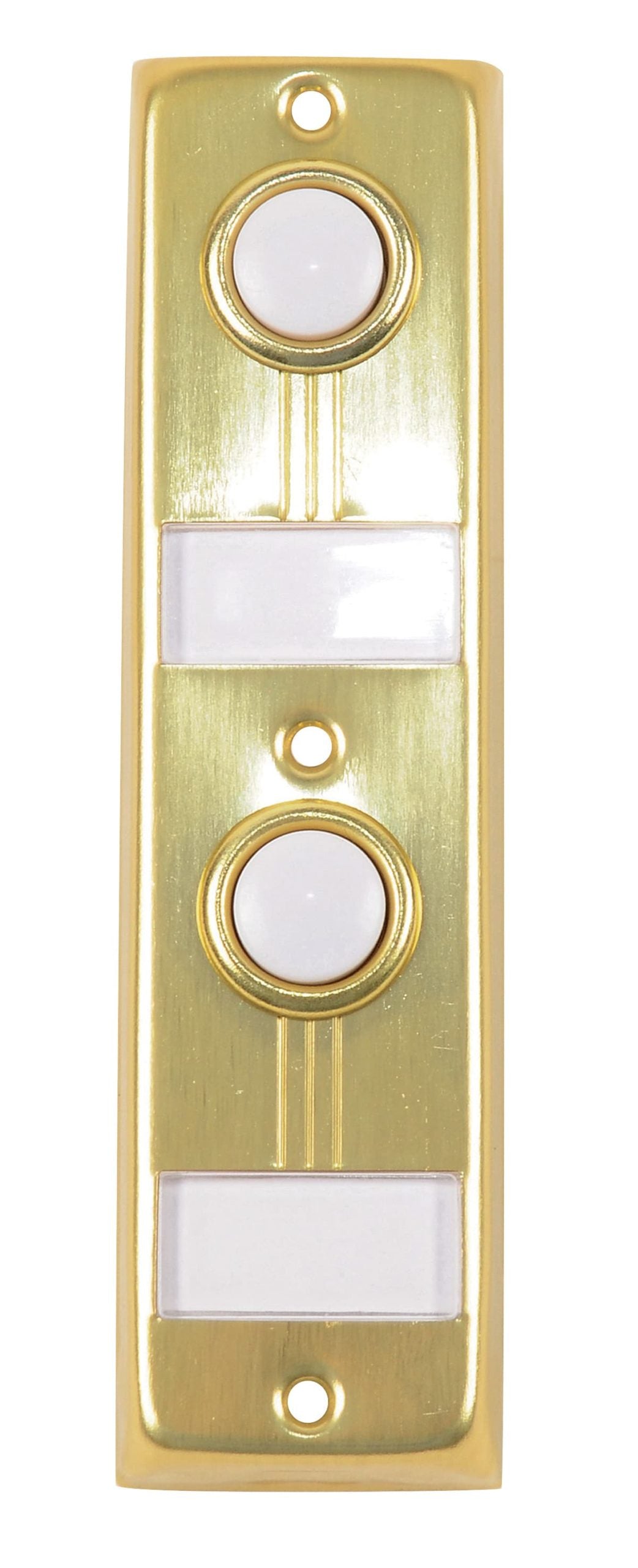 BELL BUTTON 2-GANG LIGHTED