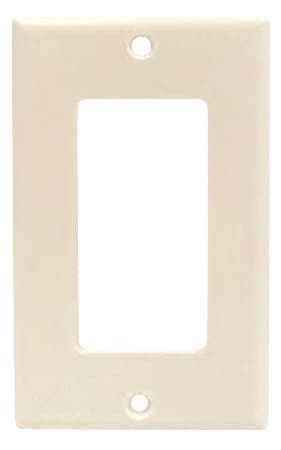 PLATE 1GANG DECORA IVORY