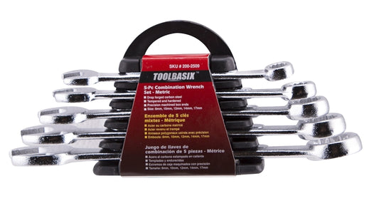 WRENCH SET TOOLBASIX 5PC. COMBO METRIC