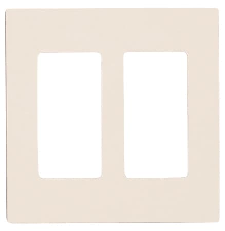 PLATE 2GANG DECORA IVORY