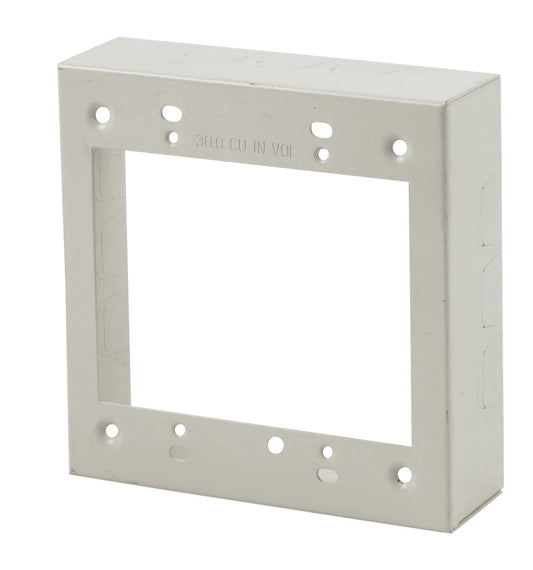 WIREMOLD 2-GANG BOX IVORY 1-3/8″ DEEP
